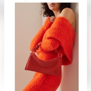 Cult Gaia Hera nano crystal bag in orange